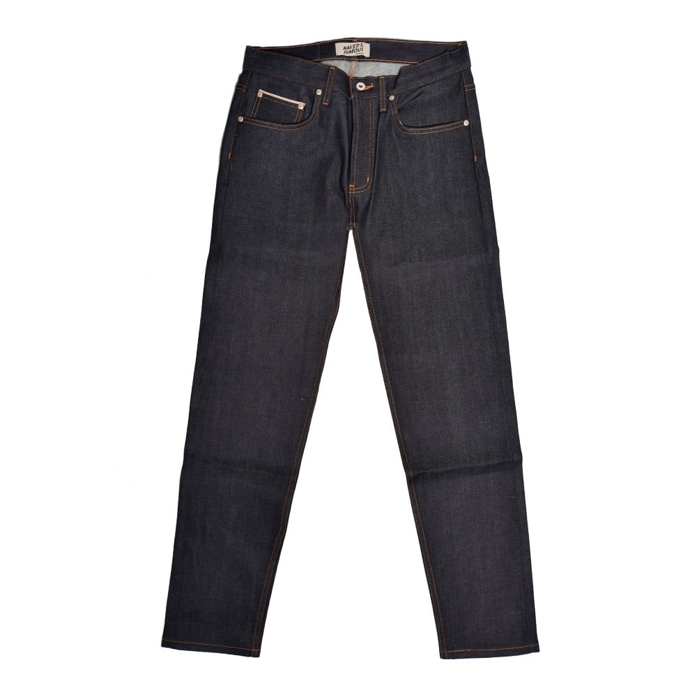 Naked and Famous Denim Naked and Famous Easy Guy Dark Wash Selvedge Denim Jeans 015506