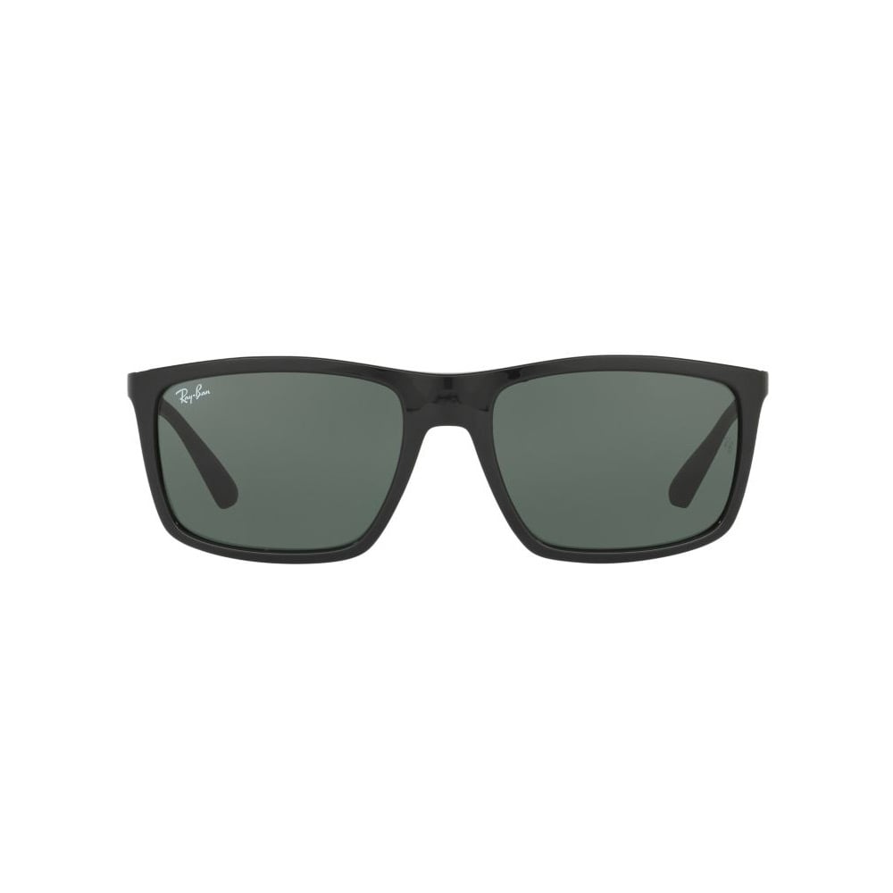 Ray Ban Black & Gold RB4228 Sunglasses - Green Classic Lenses