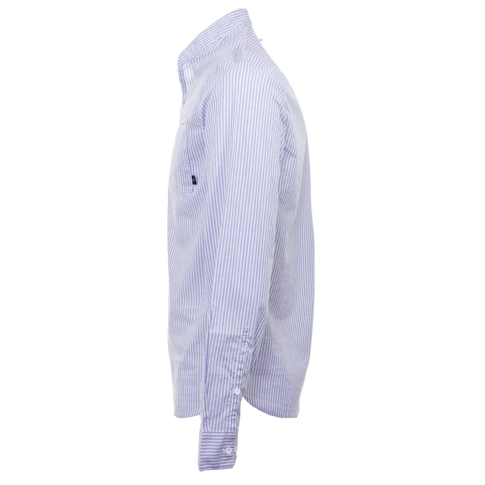 Armani Jeans Striped Blue Shirt C6C42 9B