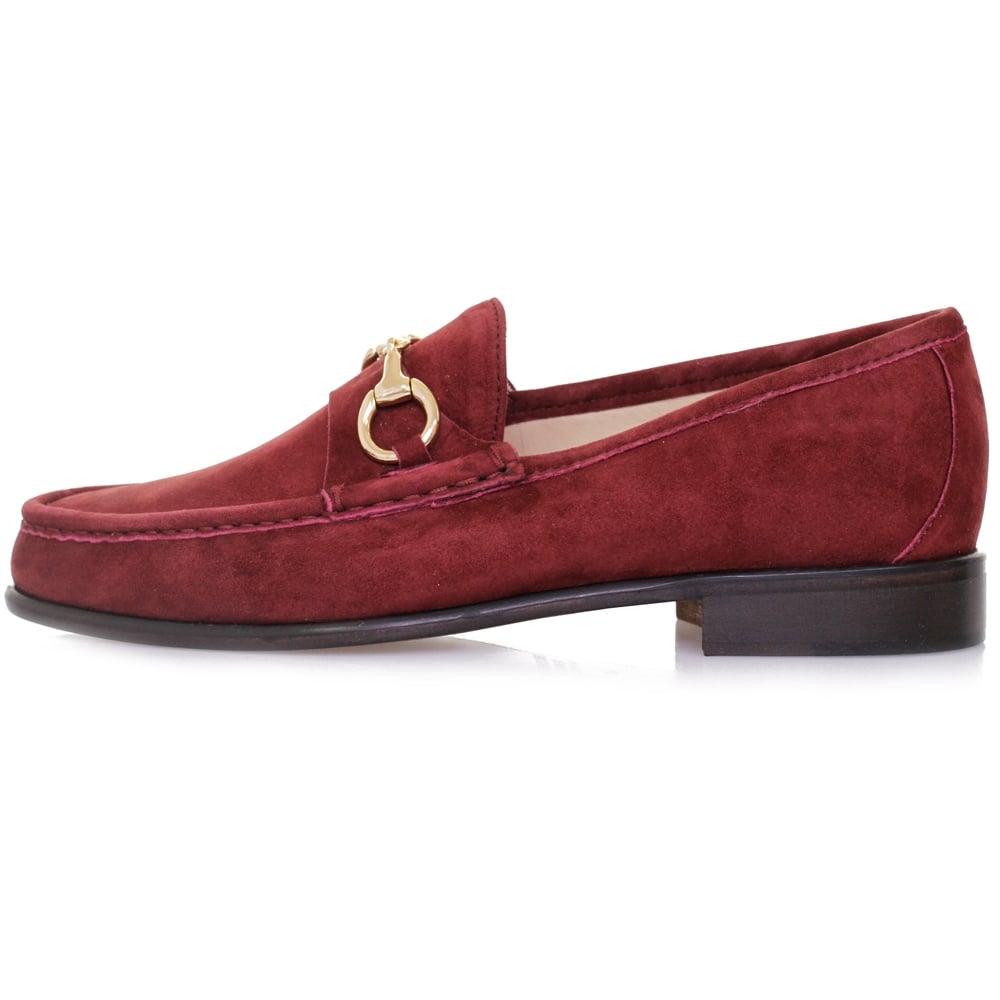 Horatio Beaufoy Burgandy Suede Shoe 1006bur