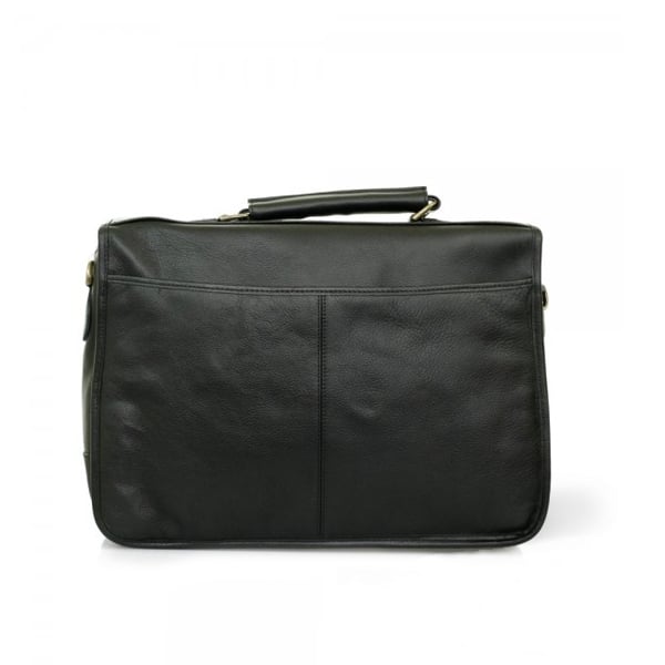 Barbour Leather Black Briefcase UBA0011BK11