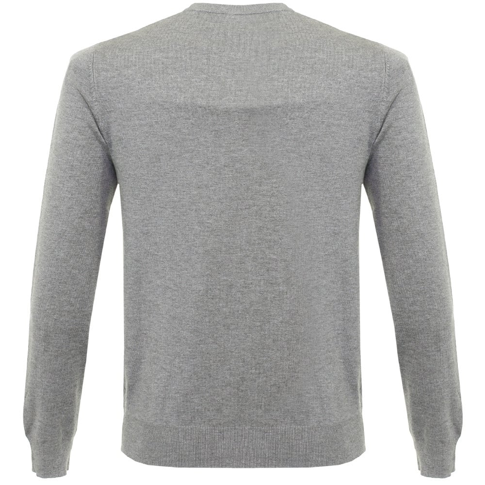 Armani Jeans Knit Melange Grigio Jumper 6X6MA5