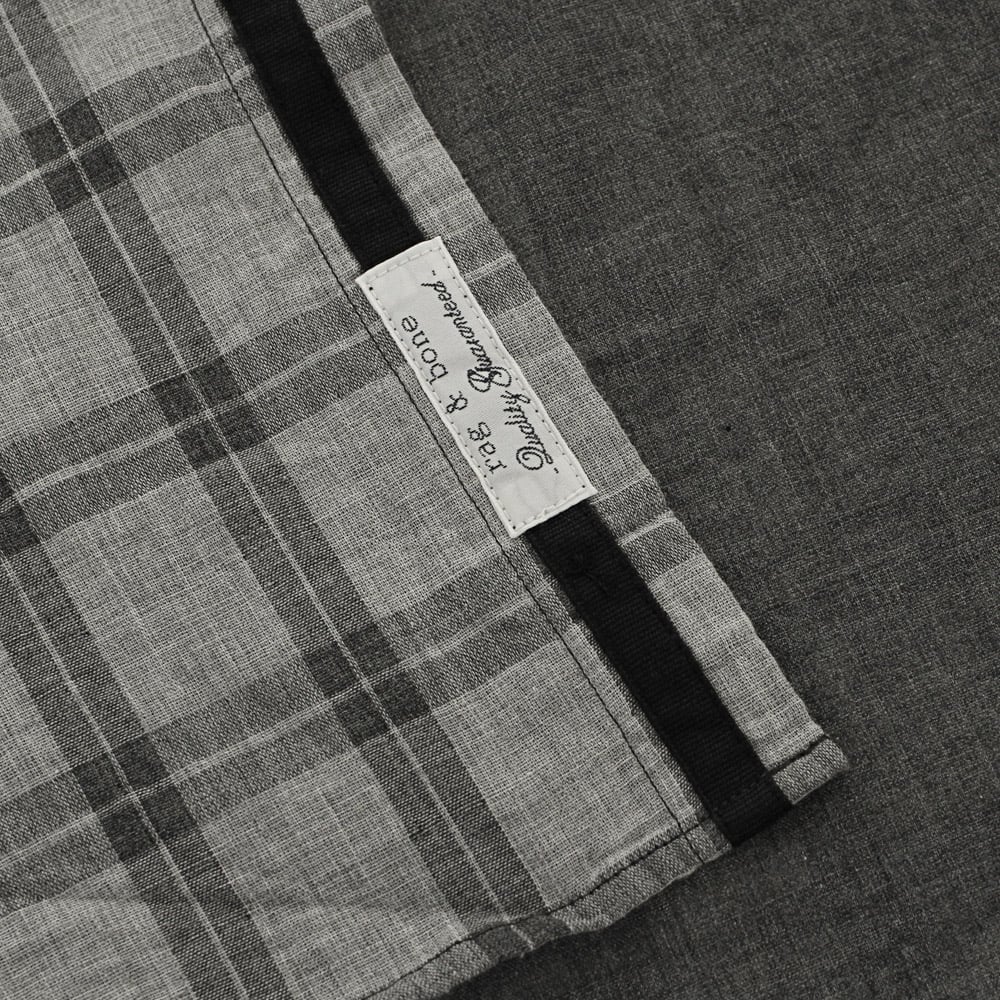 Rag & Bone Rag and Bone Grey Check Beach Shirt M265A125X