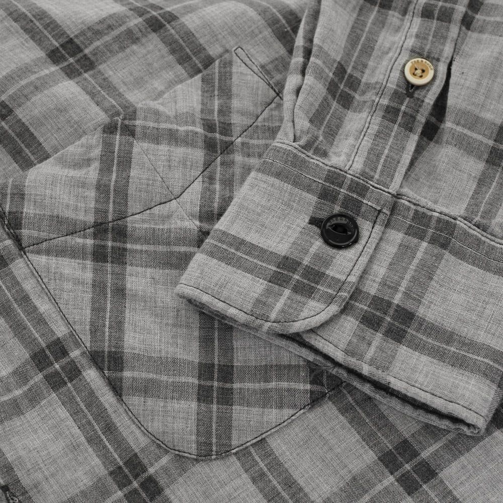 Rag & Bone Rag and Bone Grey Check Beach Shirt M265A125X