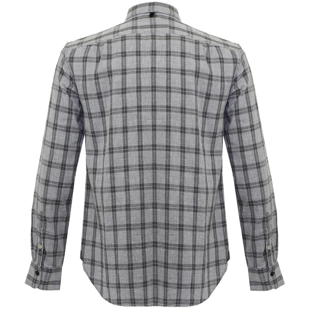 Rag & Bone Rag and Bone Grey Check Beach Shirt M265A125X