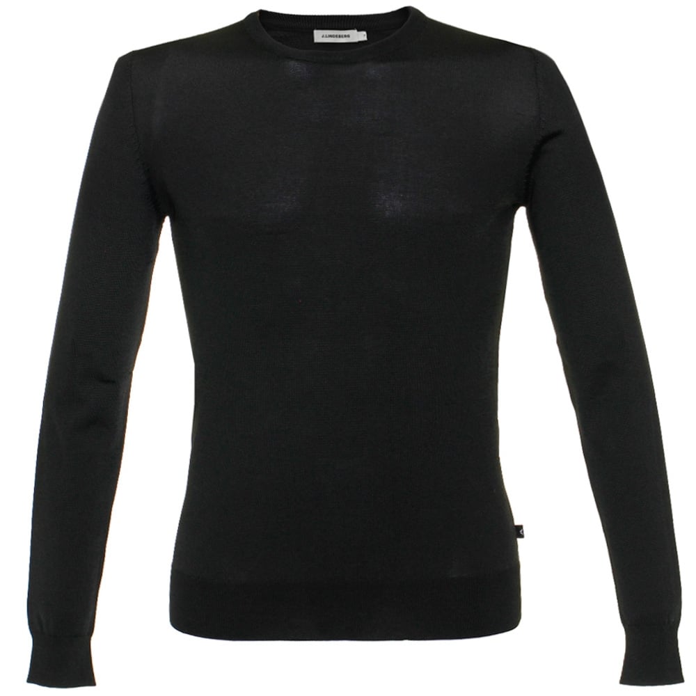 J Lindeberg Pier Shinny Black Jumper