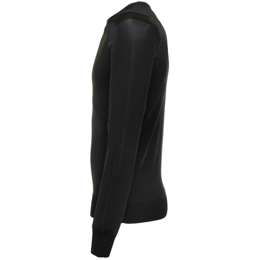 J Lindeberg Pier Shinny Black Jumper