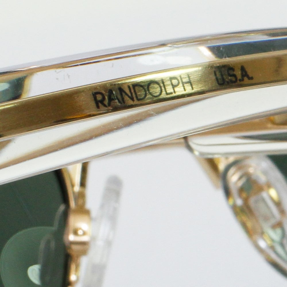Randolph Sunglasses Randolph Aviator Gold Bayonet Sunglasses AF51614