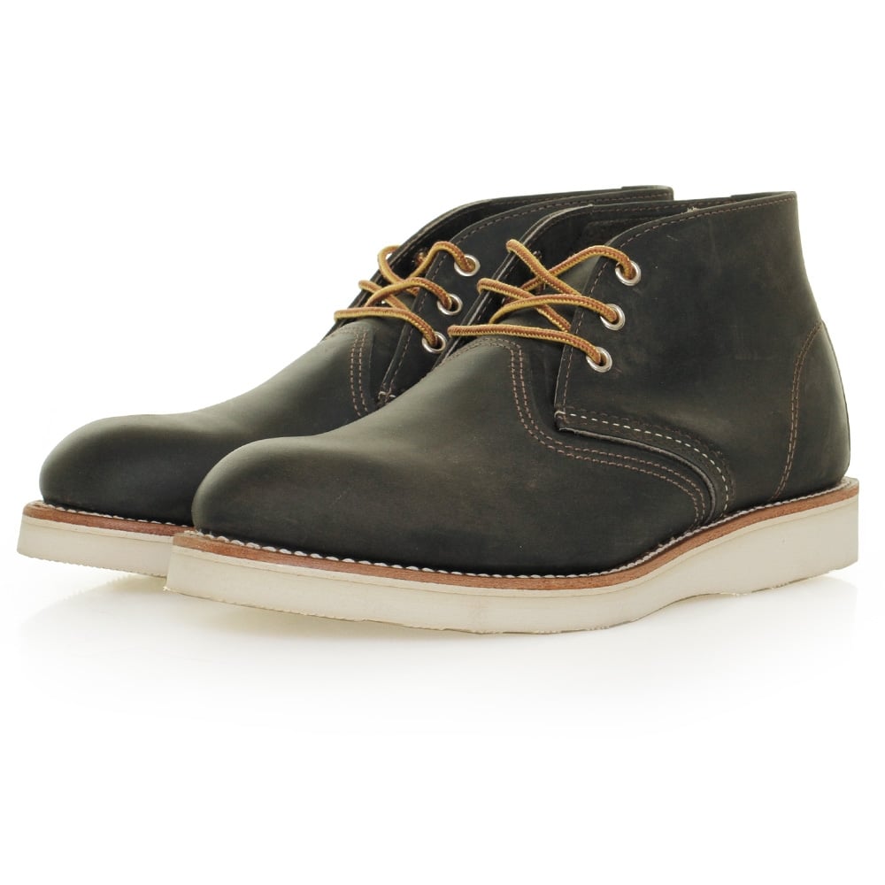 Red Wing Classic Chukka Charcoal Leather Boot 3150