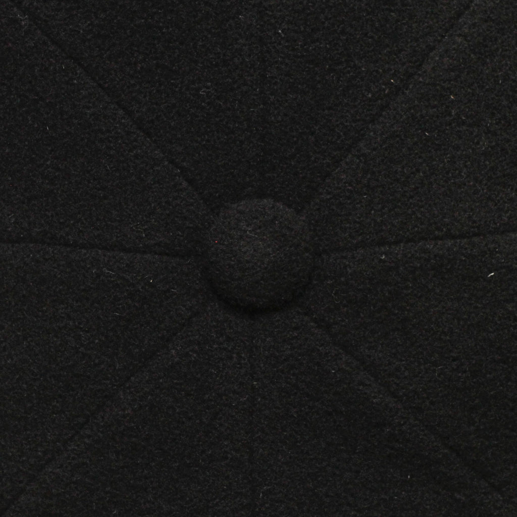 Stetson Hats Stetson Wool Black Newsboy Cap 6840101 32
