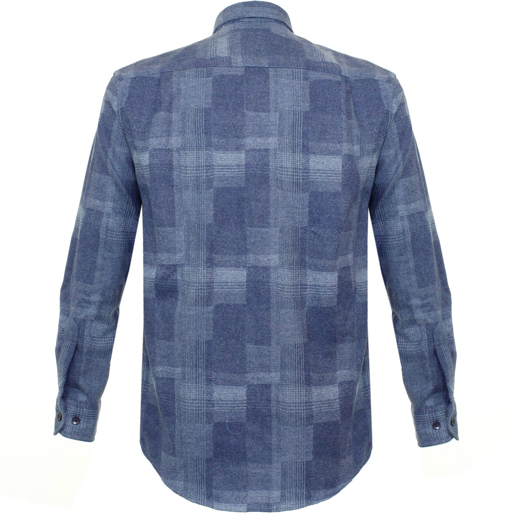 Pendleton Woolen Mills Pendleton Boro Blue Virgin Wool Shirt AA552-31865