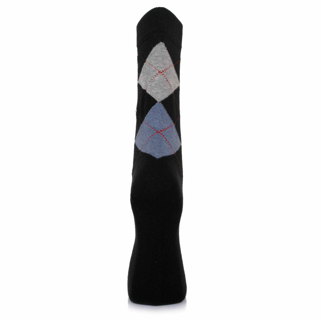 Burlington Socks Burlington King Black Argyle Socks 21020 3001