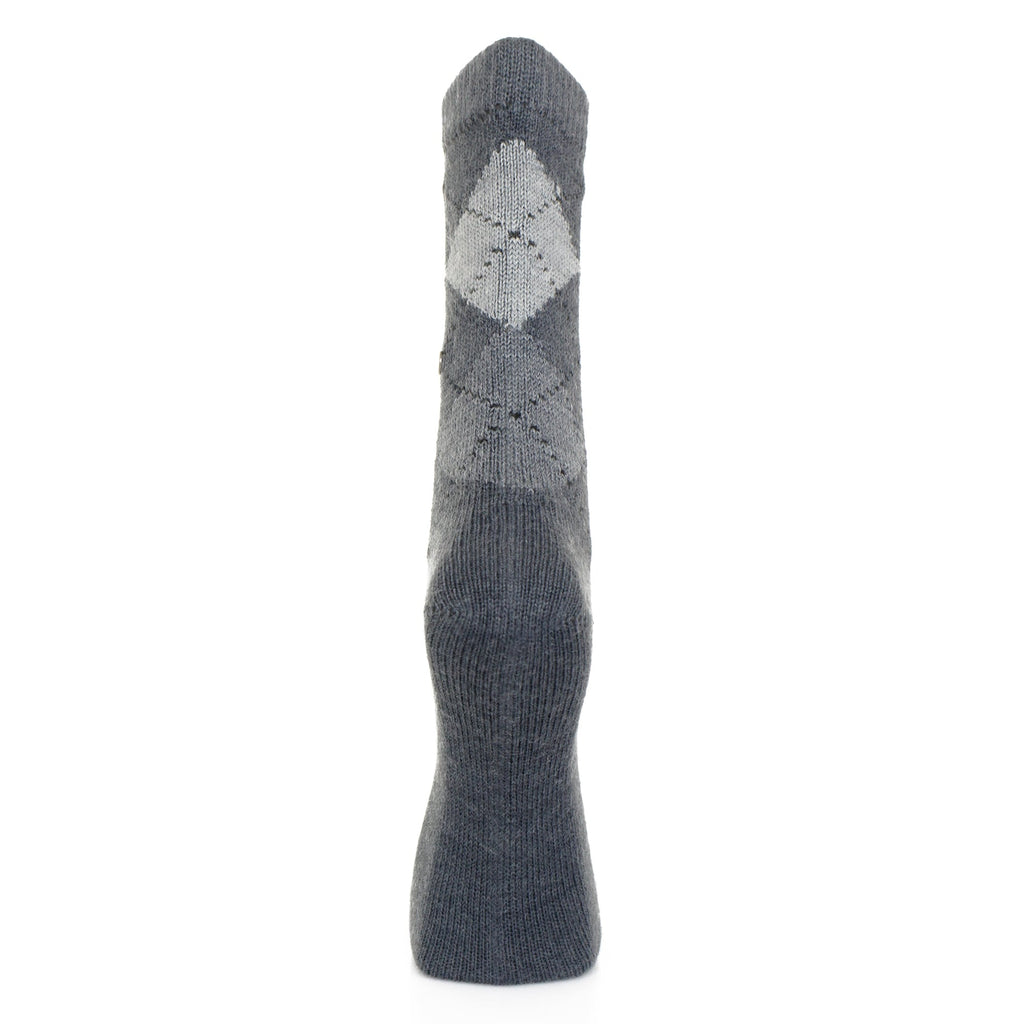 Burlington Socks Burlington Preston Grey Argyle Socks 24284 3980