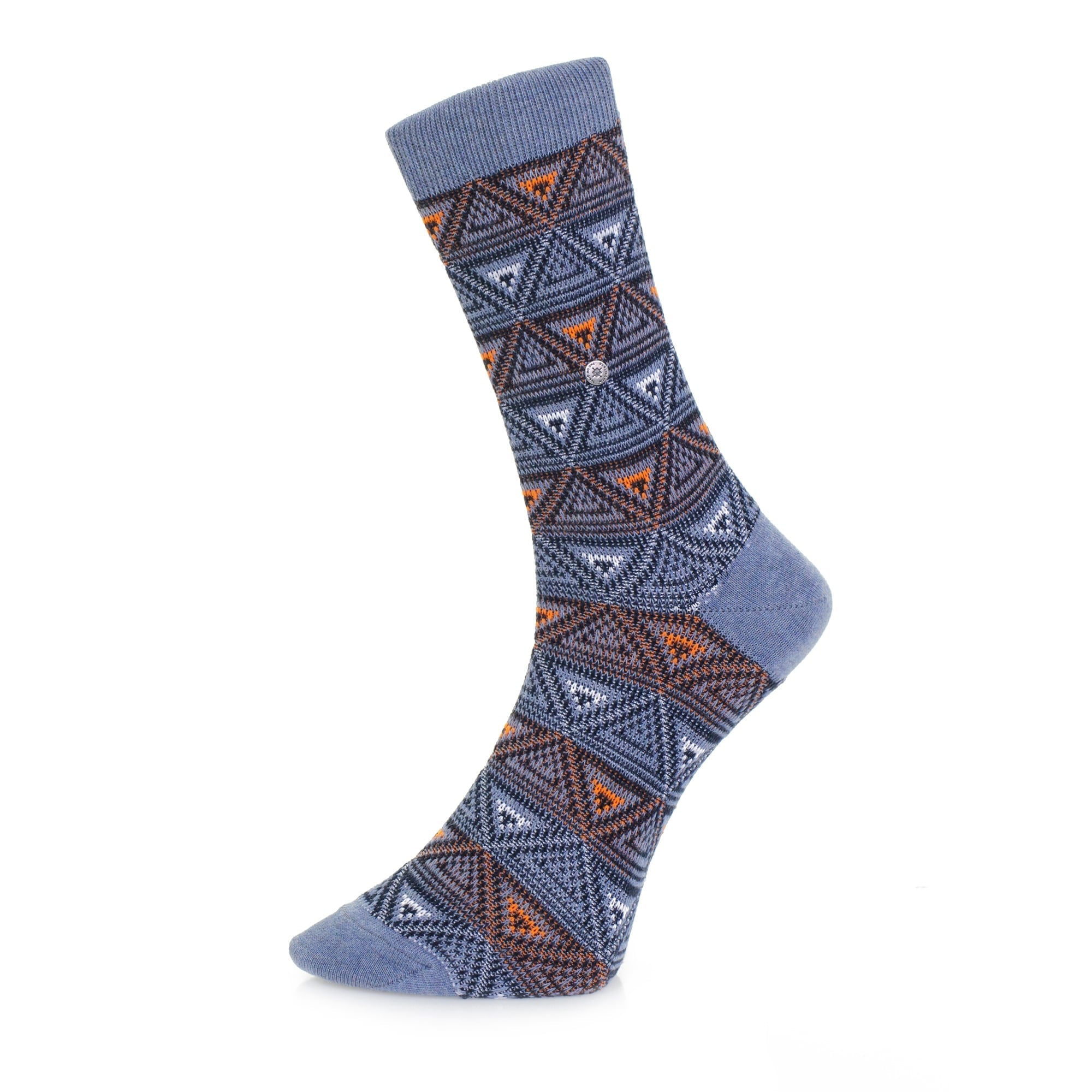 Burlington Fashion Blue Triangle Socks 20521 6662
