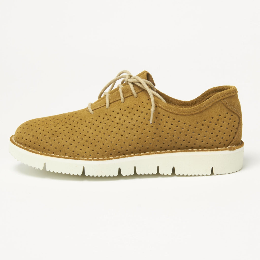 Fracap Forata Camel Suede Shoes F220