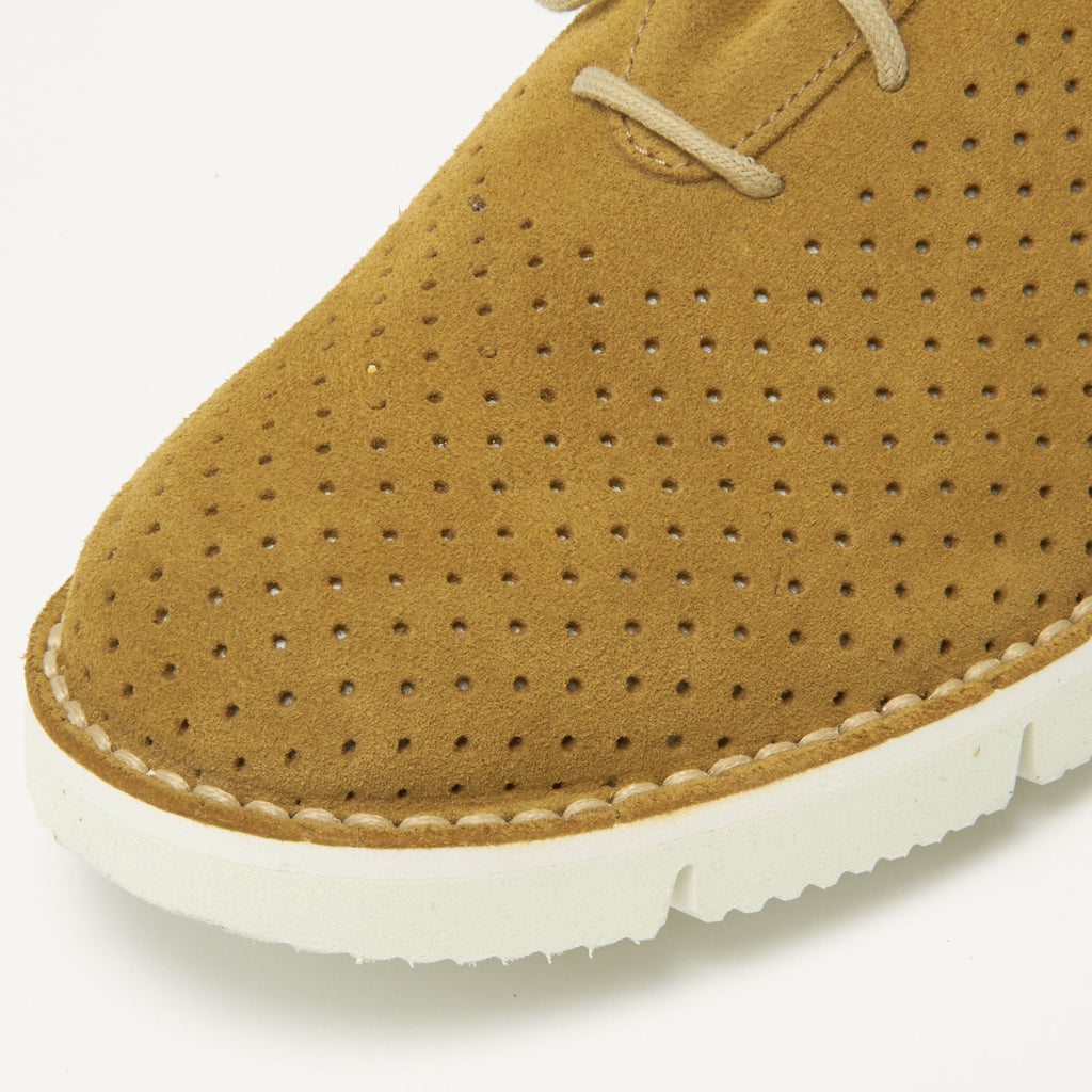 Fracap Forata Camel Suede Shoes F220