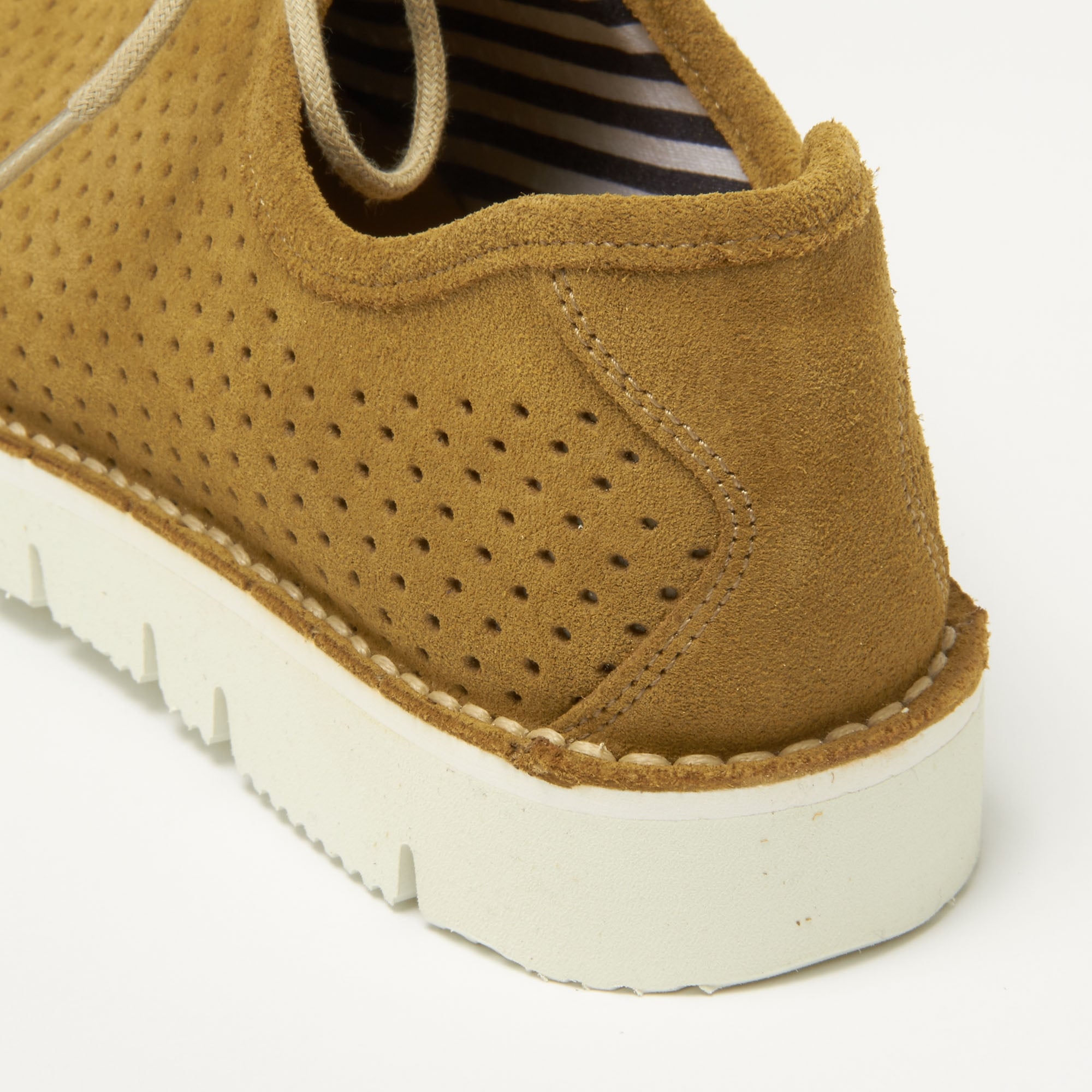Fracap Forata Camel Suede Shoes F220