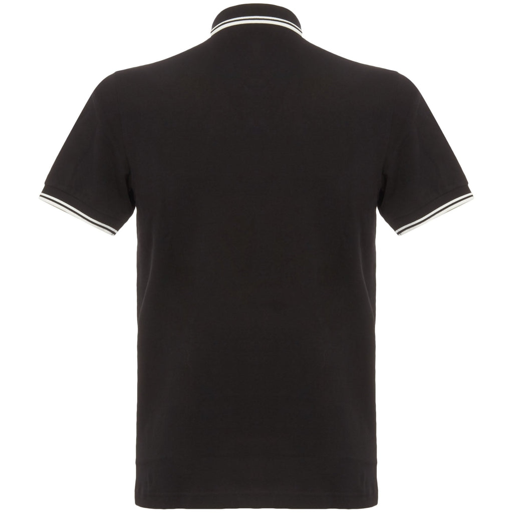 Twin Tipped Polo - Black/Porcelain