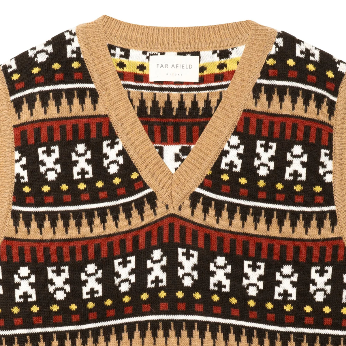 Far Afield Lok Kala Pinto Vest - Camel