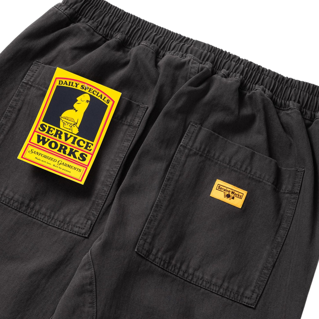 Service Works Pigment Herringbone Chef Pants - Black