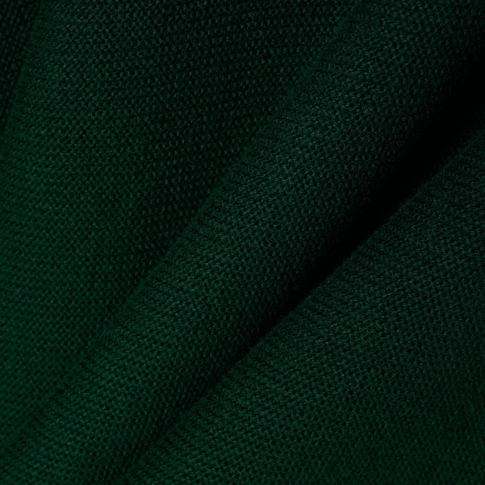 Lacoste Classic Fit Long Sleeved Knitted Polo Shirt - Green