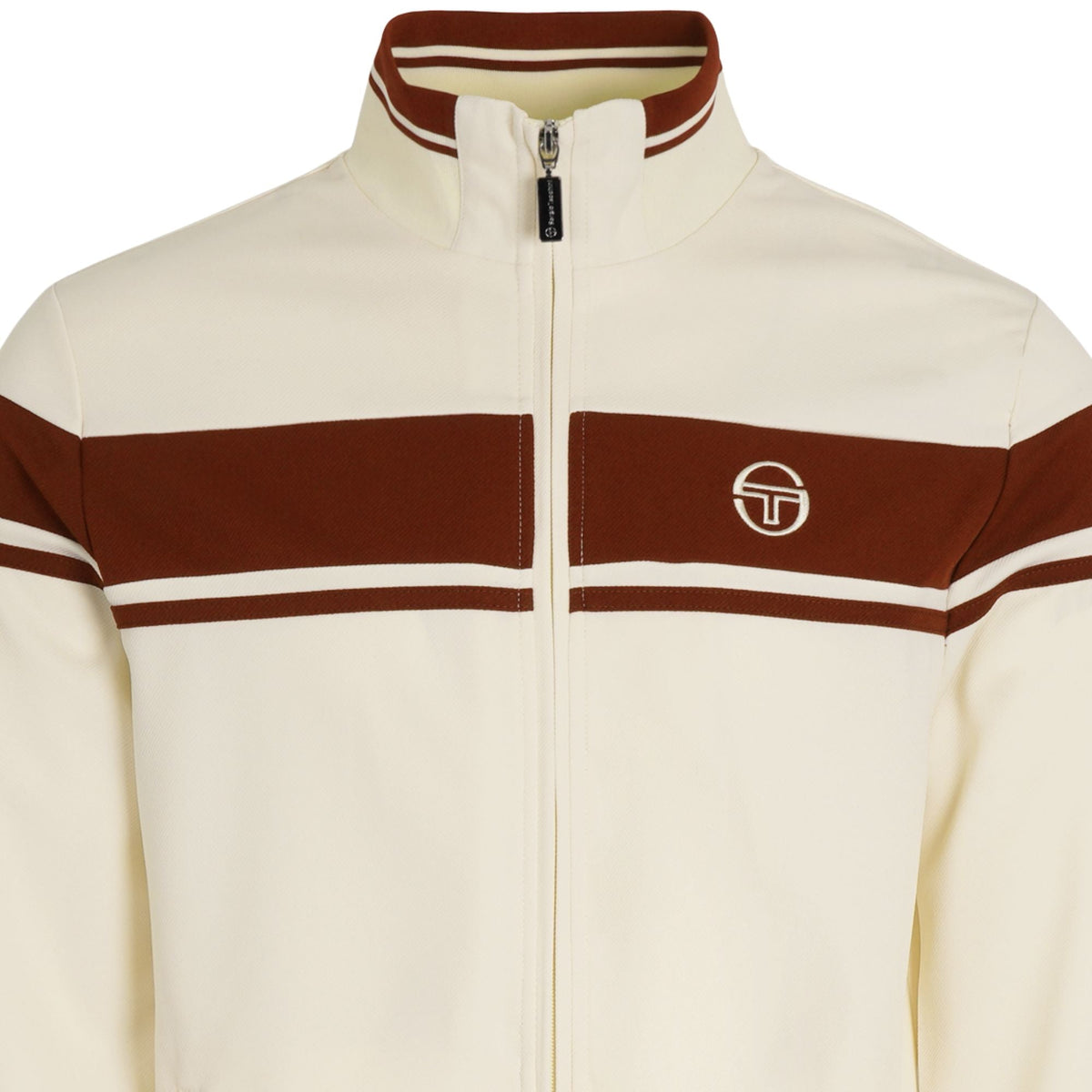 Sergio Tacchini x Stuarts x Stuarts Damarindo Track Top - Buttercream/Merlot