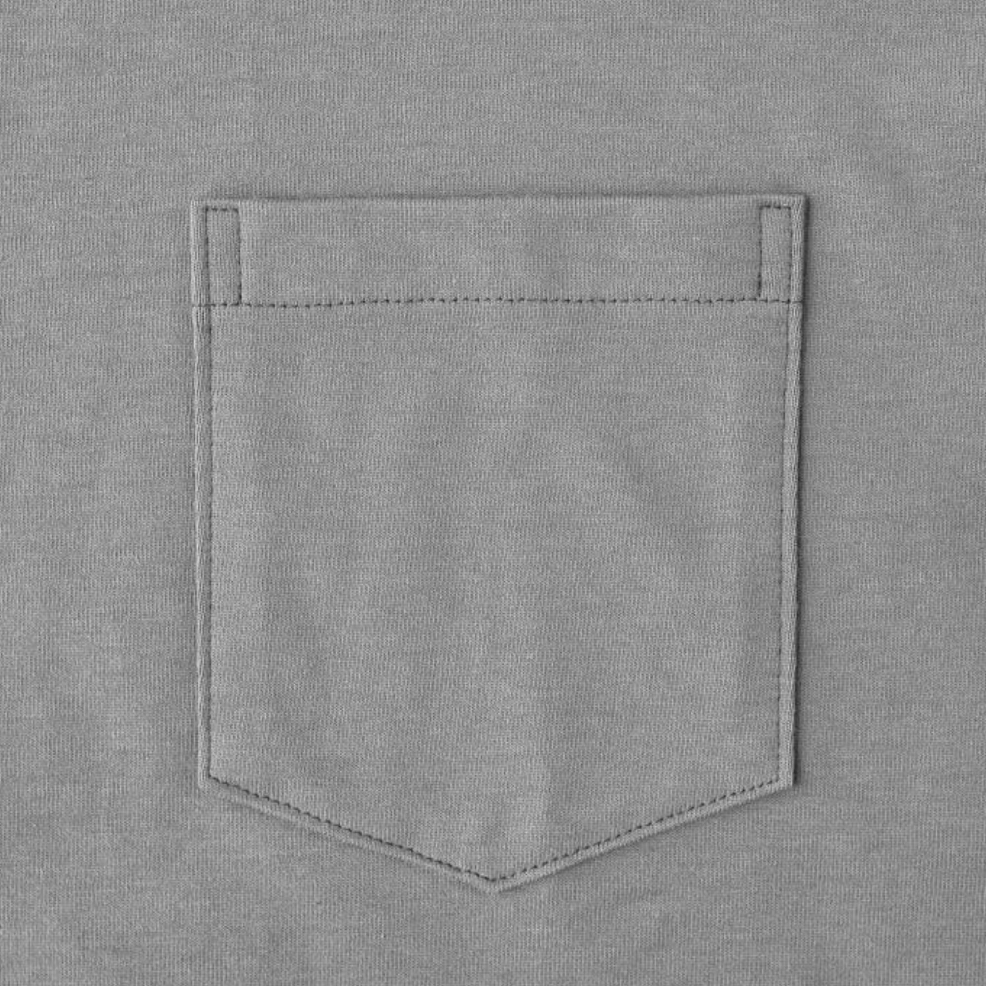 Pocket T-Shirt - Heather Grey