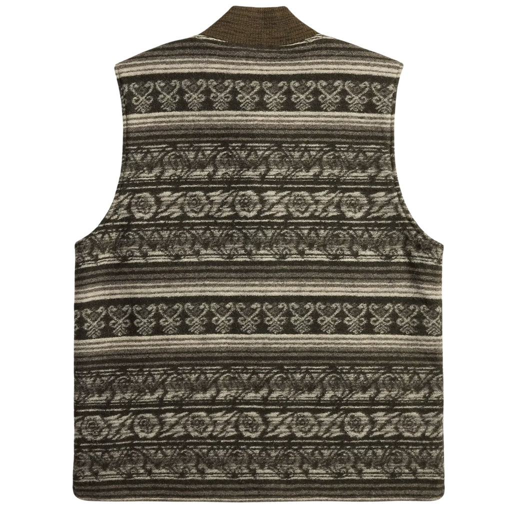 RRL by Ralph Lauren  Reversible Double-Knit Jacquard Gilet - Black/Multi
