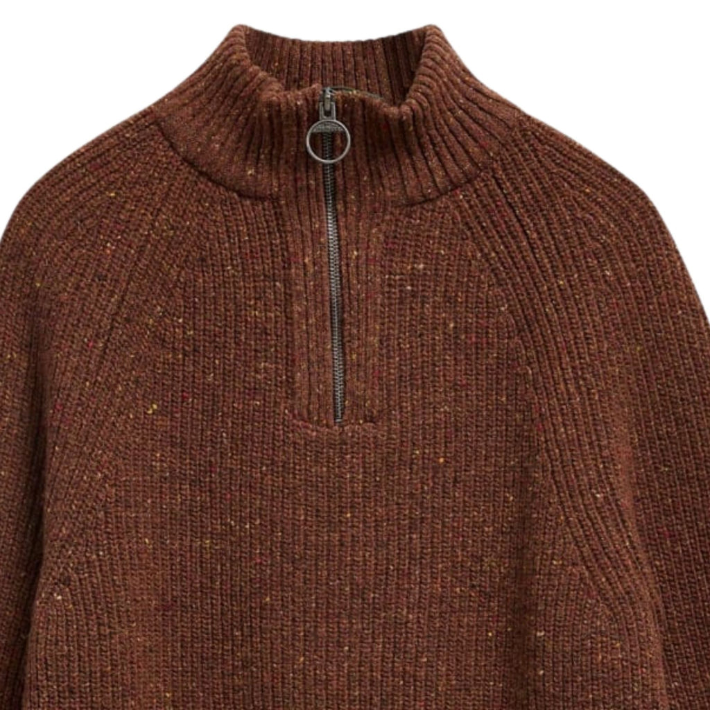 Barbour Fleck Half Zip - Bracken
