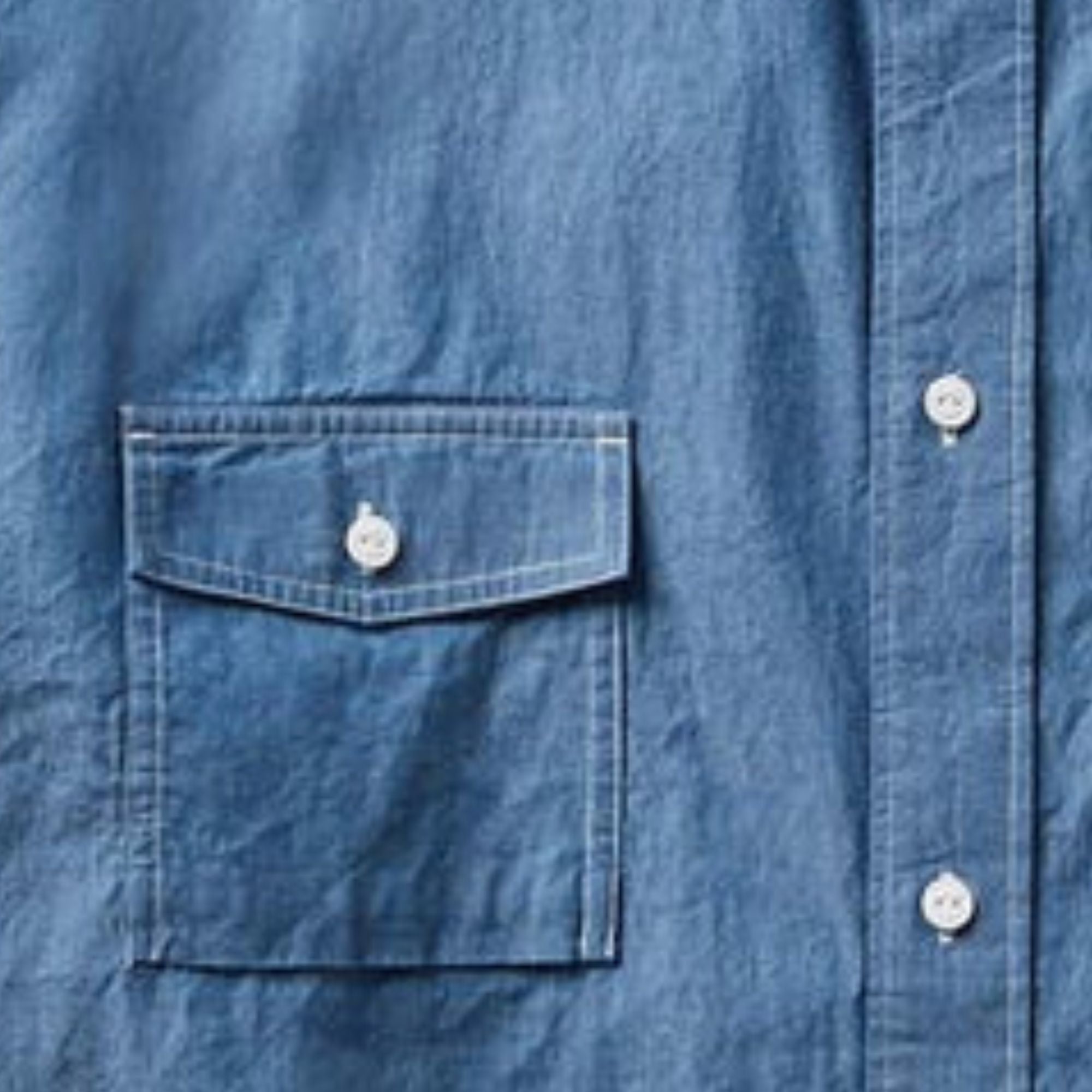 Chambray Work Shirt - Blue