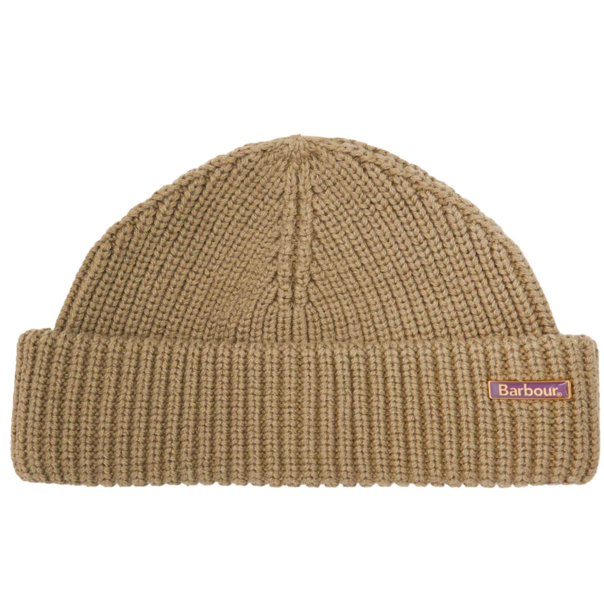 Barbour Mosely Fisherman Beanie - Mushroom