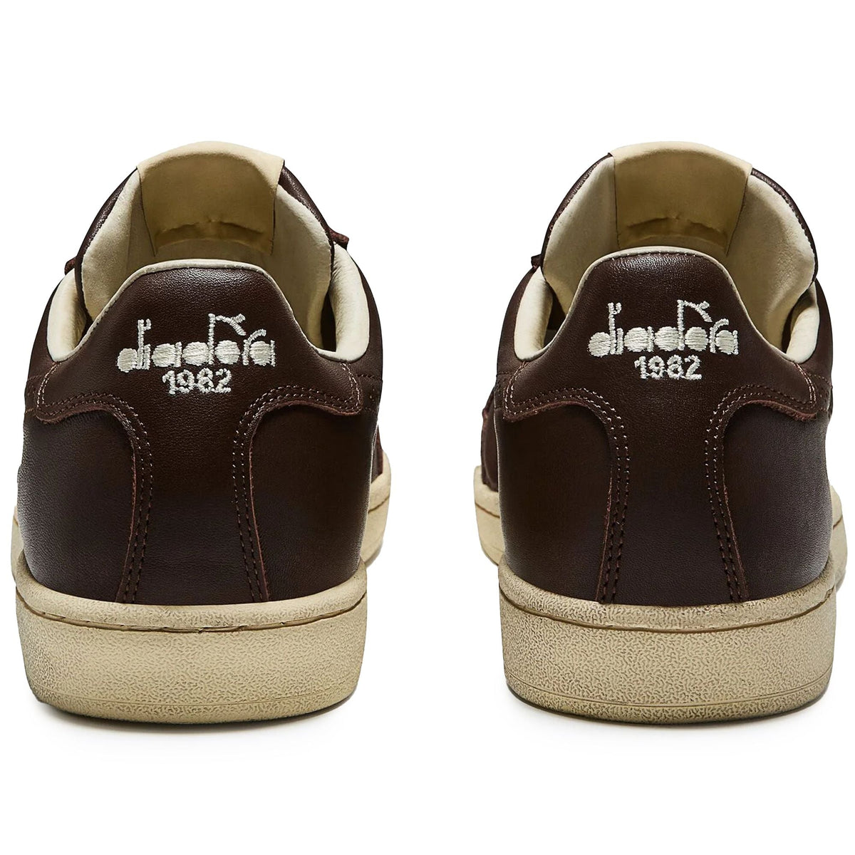 Diadora Prestige Brogue Italia Trainers - Brown Rubber
