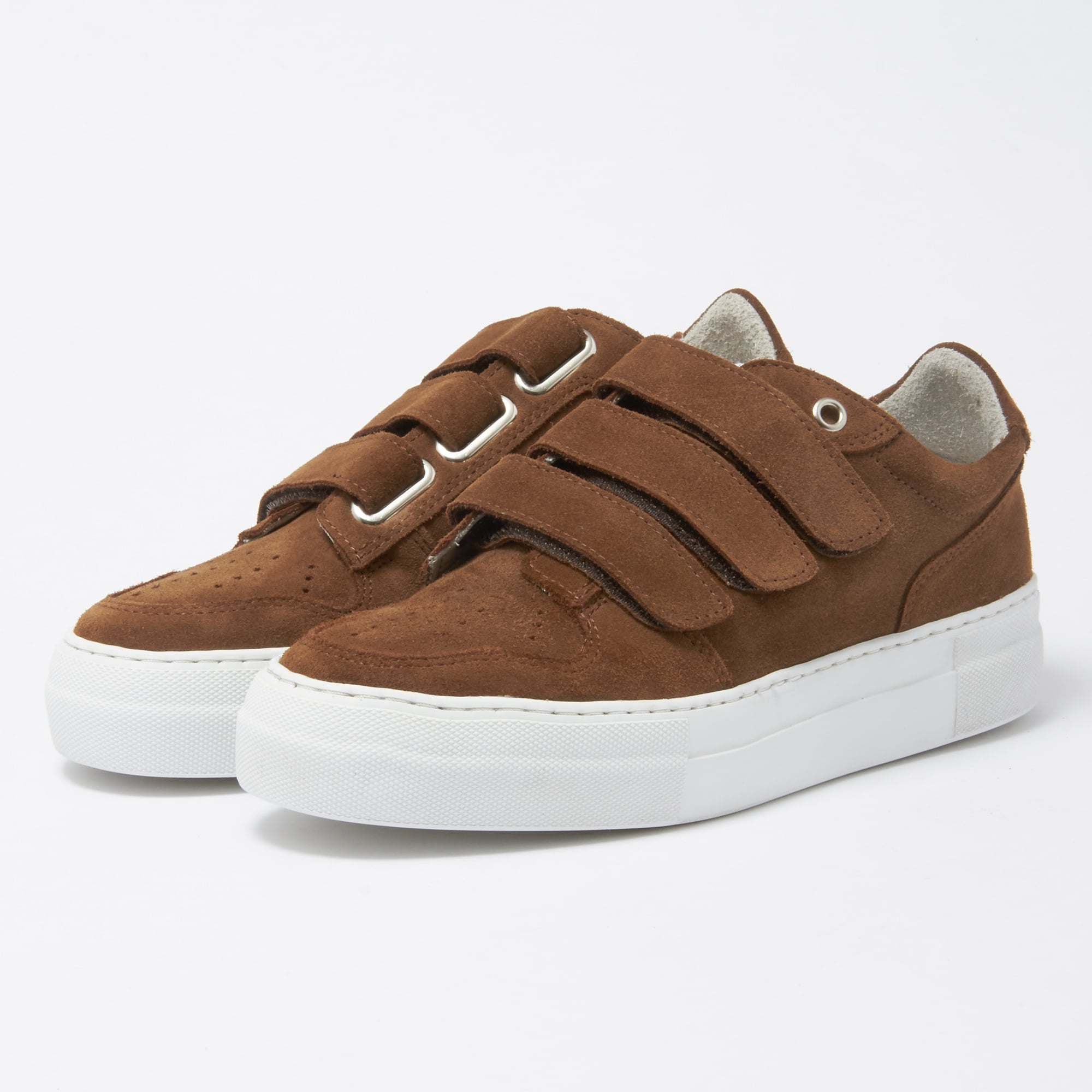 Basket Velcro Semelle - Tobacco