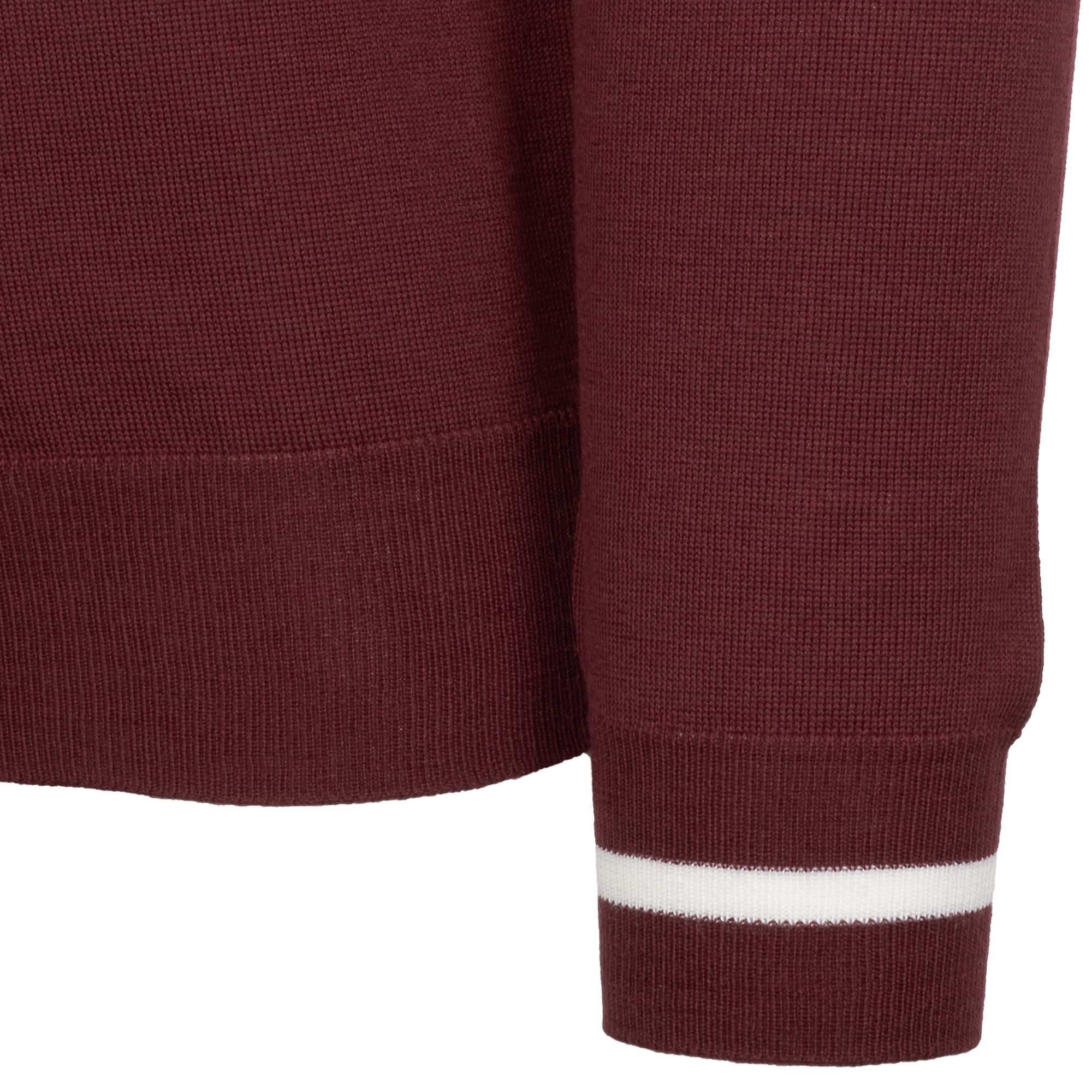 Reissues Long Sleeved Knitted Shirt - Aubergine