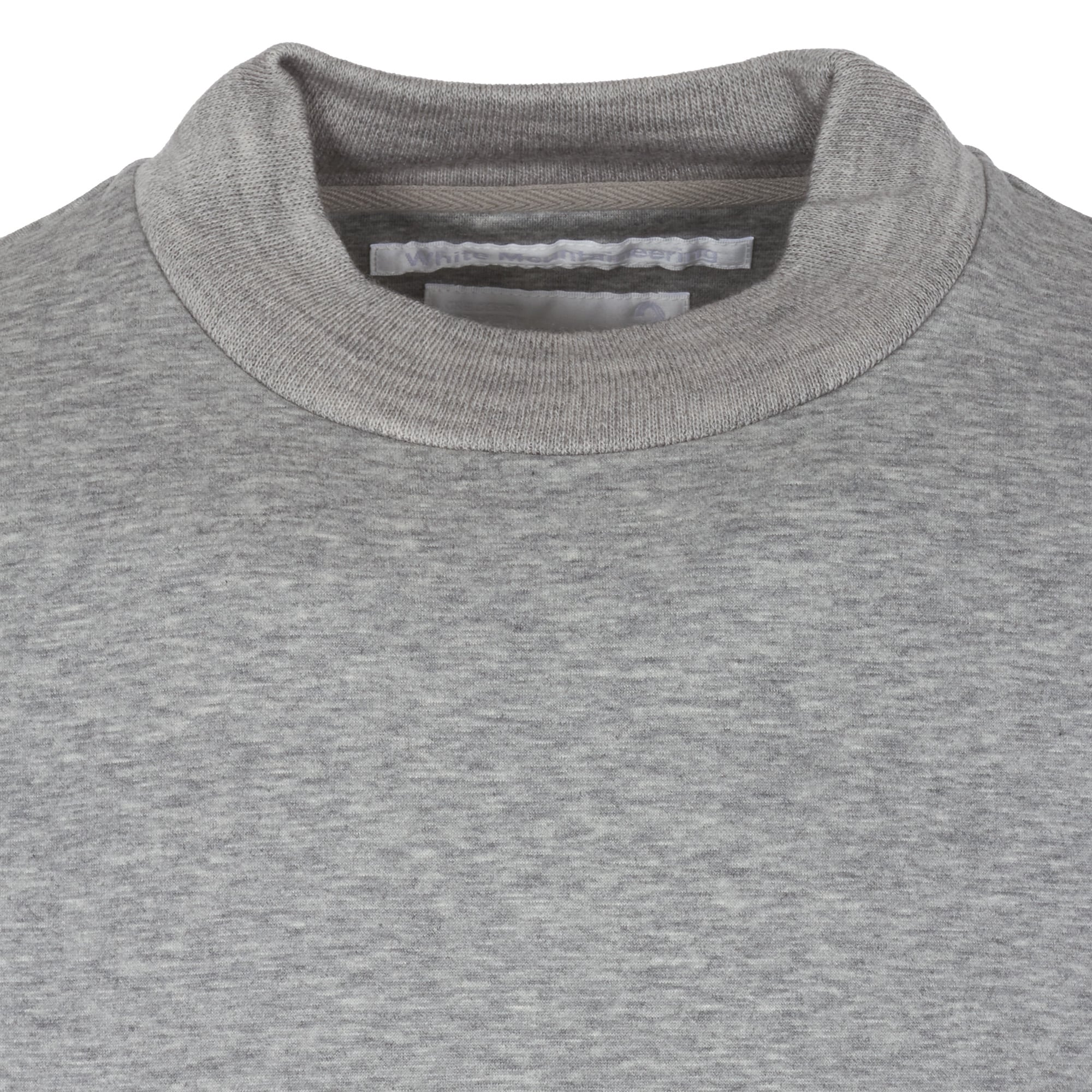 White Mountaineering Grey Contrast Border Mock Neck Jumper