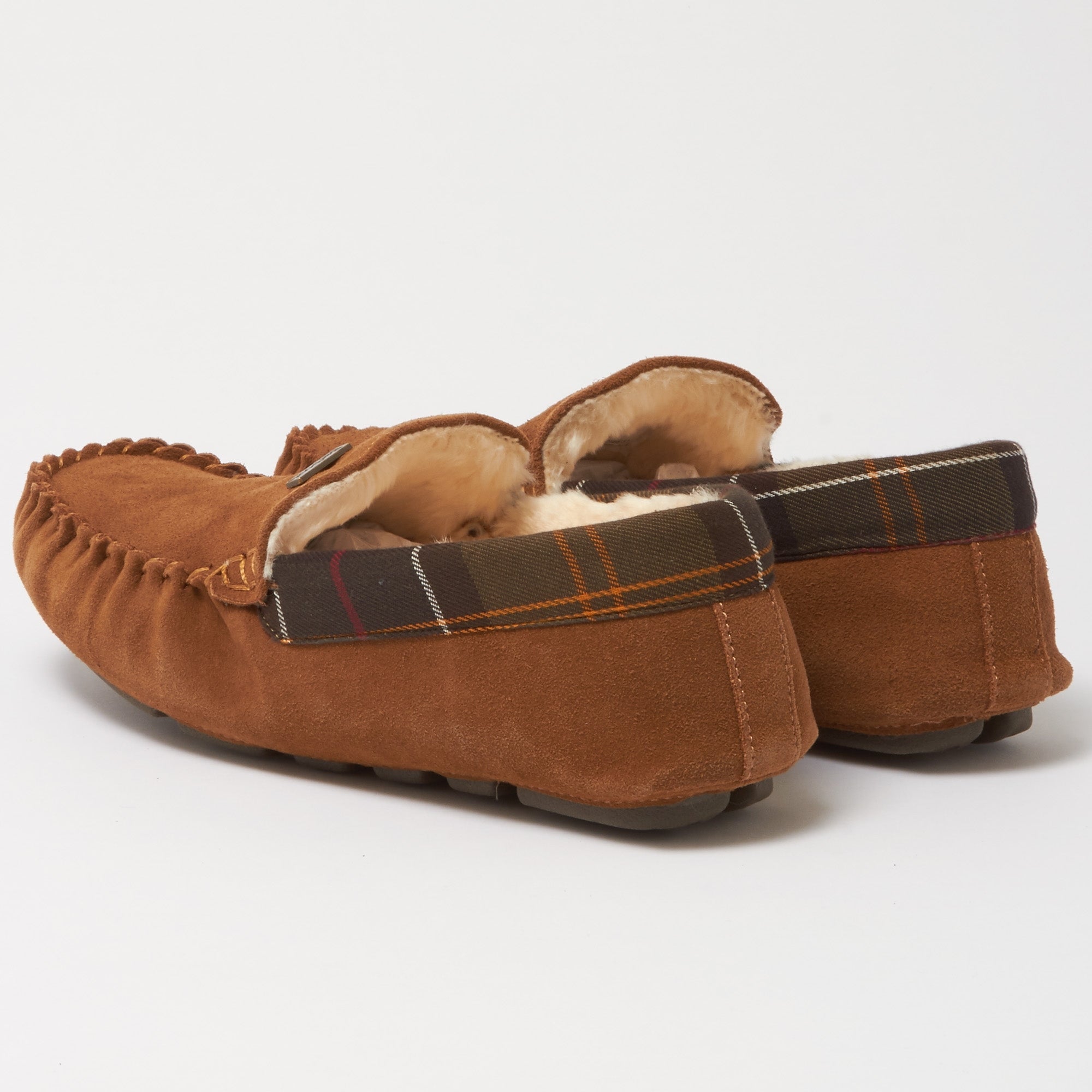 Barbour Monty Camel Slippers