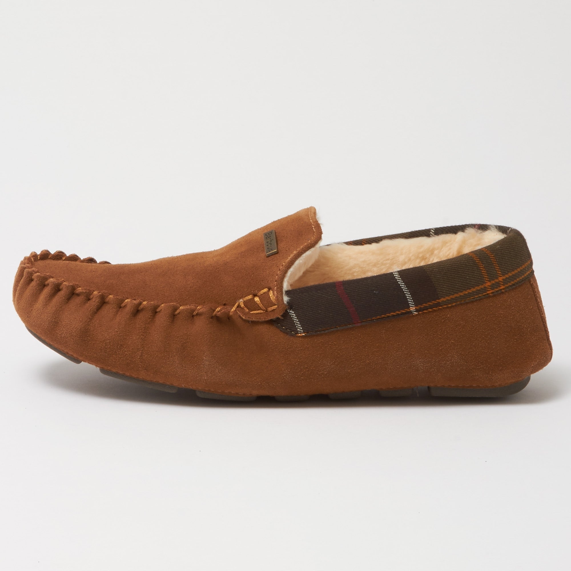 Barbour Monty Camel Slippers
