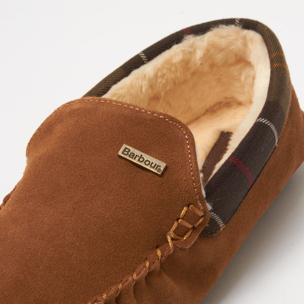 Barbour Monty Camel Slippers