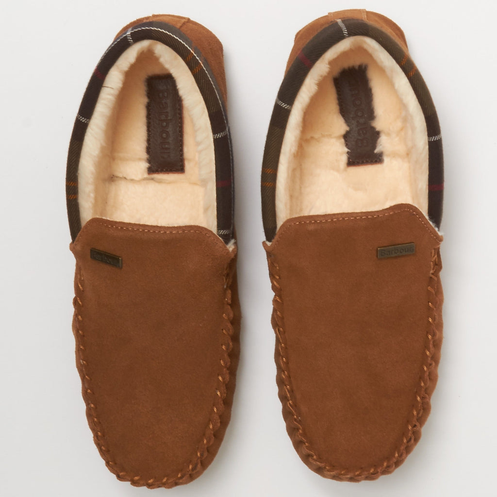 Barbour Monty Camel Slippers