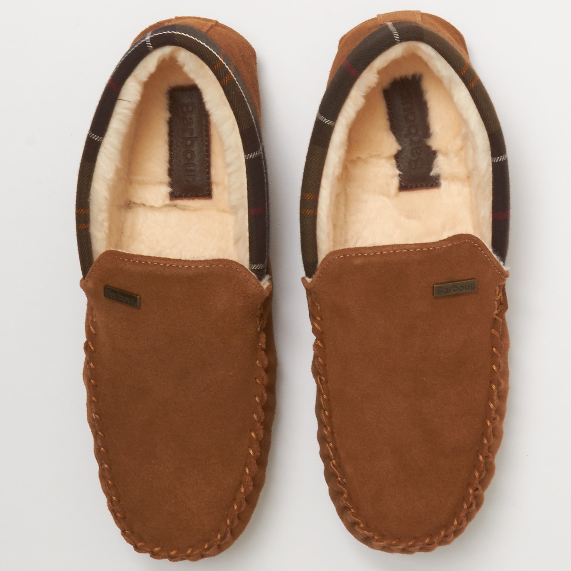 Barbour Monty Camel Slippers