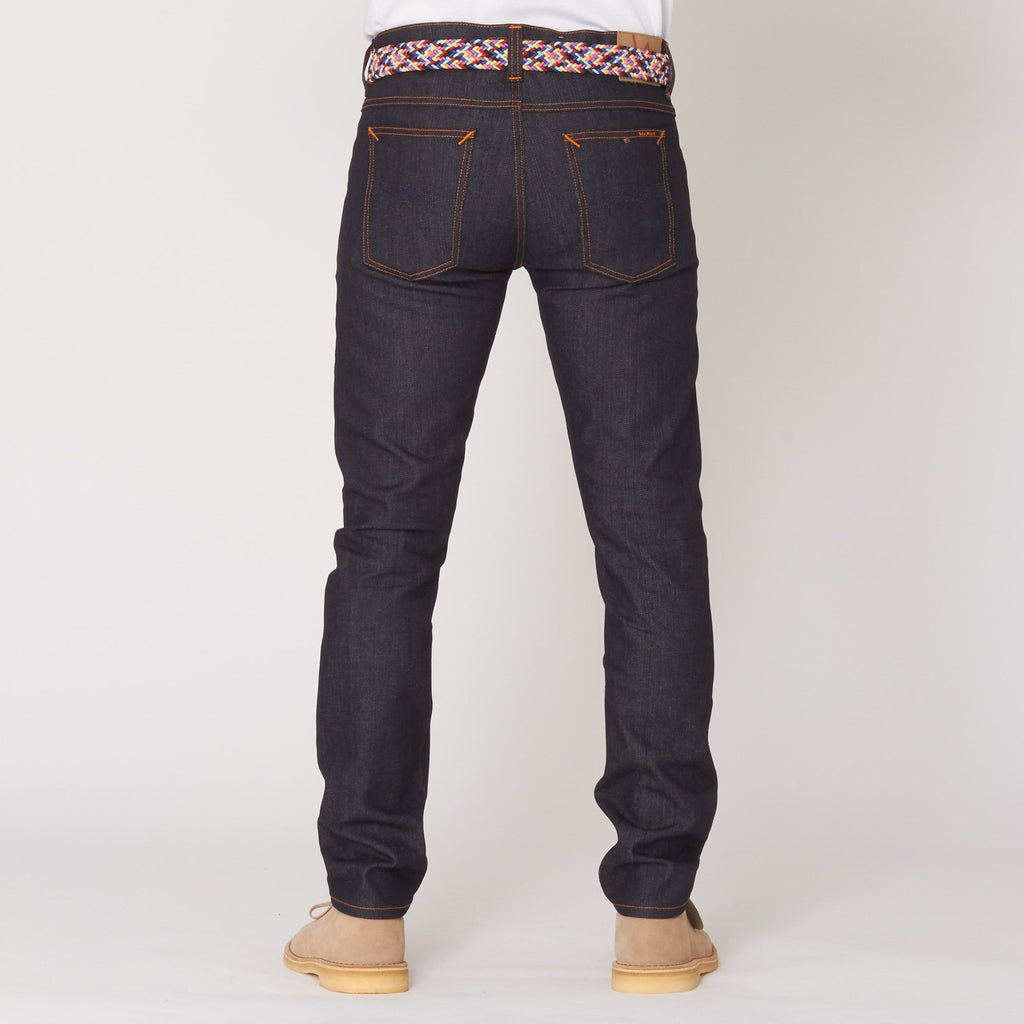Dry Pure Navy Tilted Tor Jeans - Skinny Fit