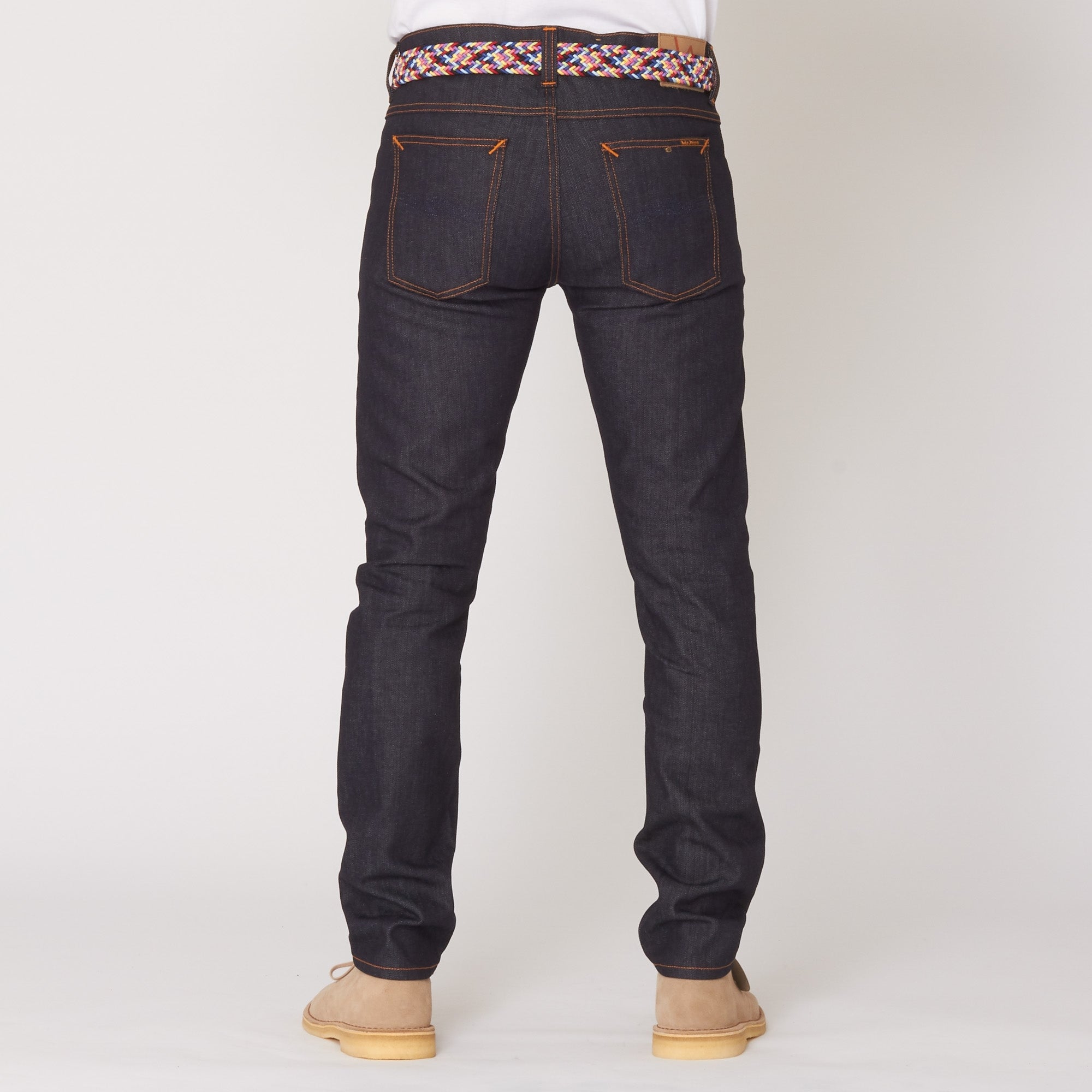 Dry Pure Navy Tilted Tor Jeans - Skinny Fit