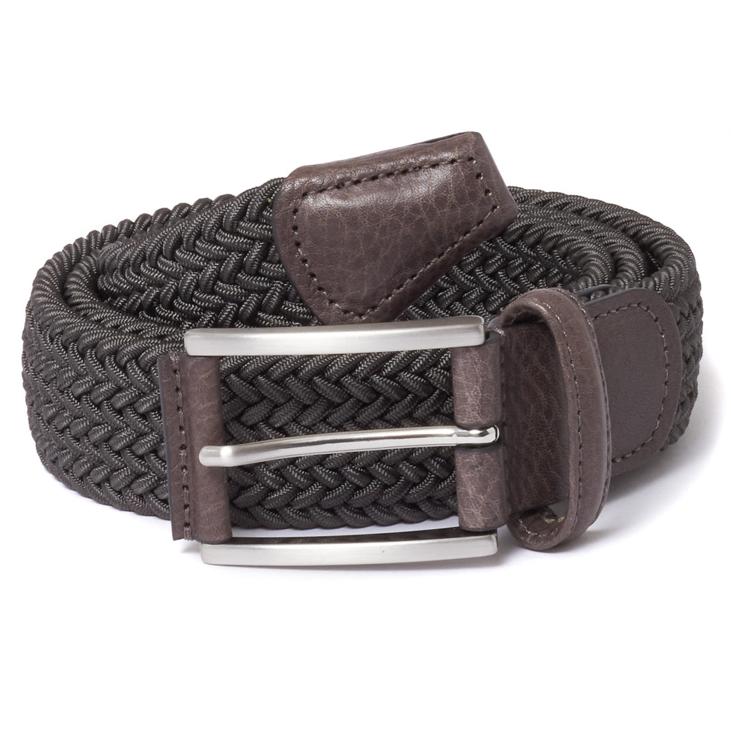 Anderson's Belts Elastic Woven Belt - Grey