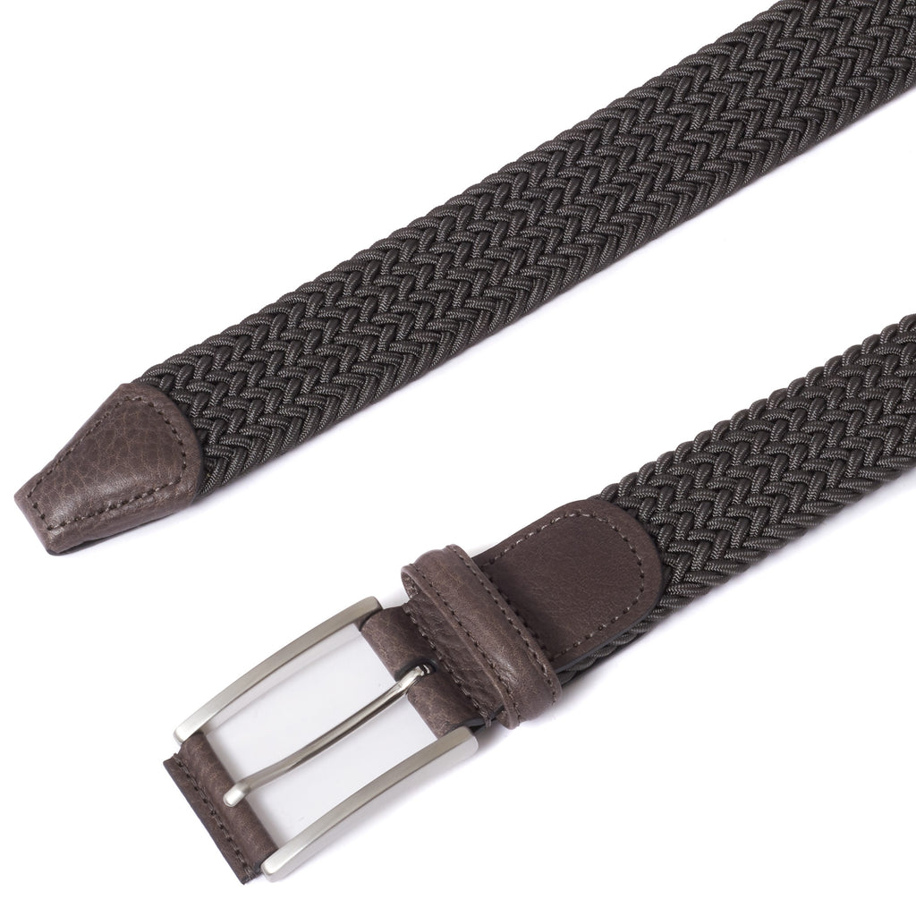 Anderson's Belts Elastic Woven Belt - Grey