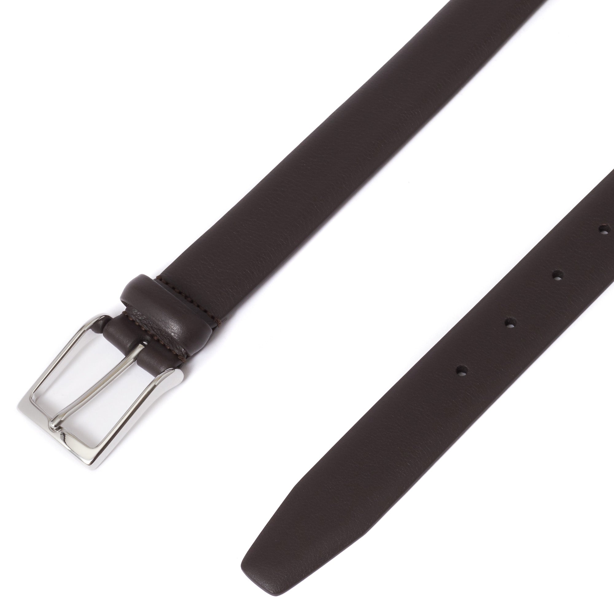 Anderson's Belts Nappa Leather Belt - Dark Brown