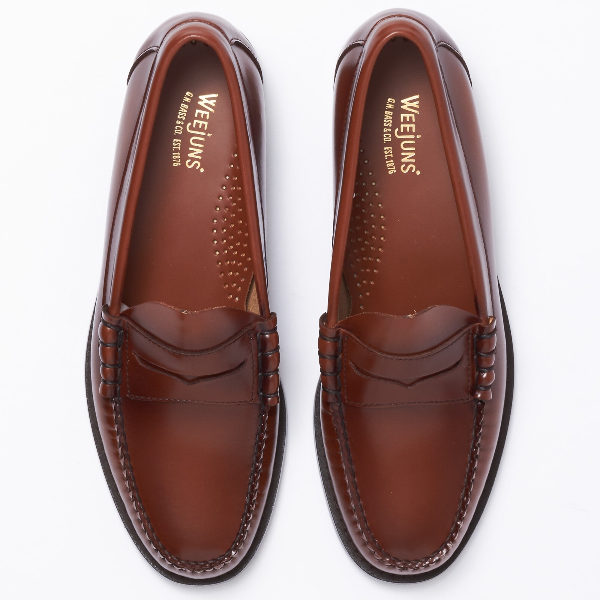 G.H. Bass Weejun Larson Moc Penny Loafer - Mid Brown
