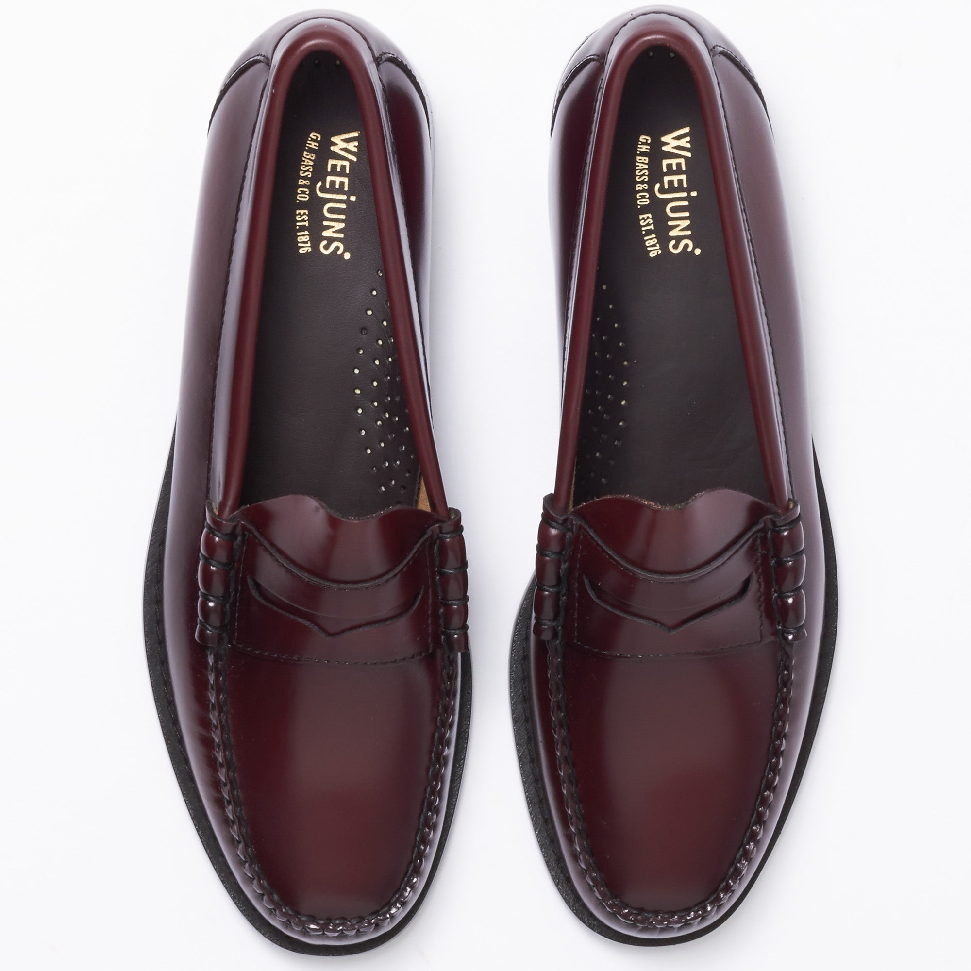 G.H. Bass Weejun Larson Moc Penny Loafer - Wine
