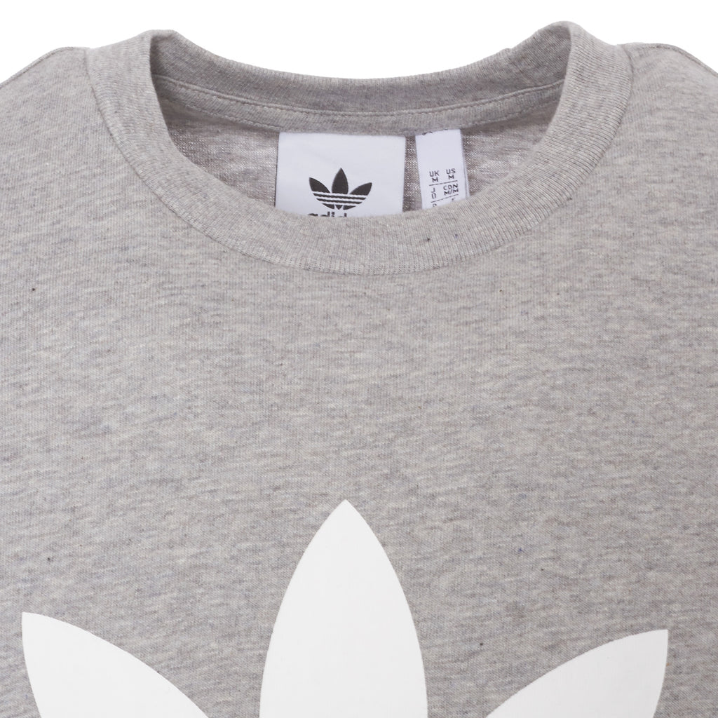 Adidas Originals Medium Grey Trefoil Tee