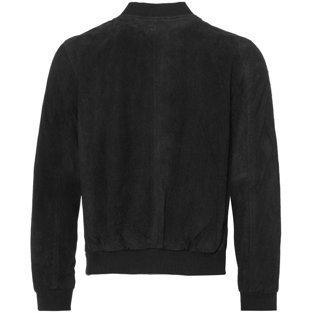 Human Scales Black Double Texture Suede Russel Jacket