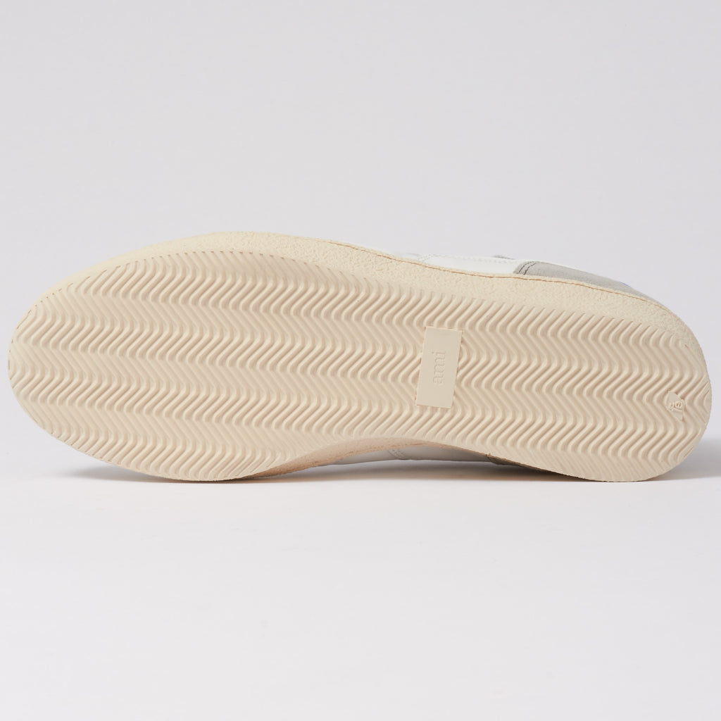 AMI Blue White Thin Low Trainers